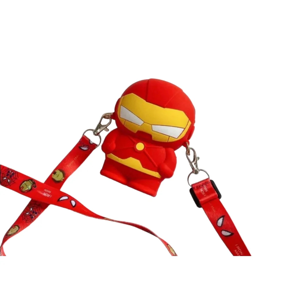 Iron Man Silicon Crossbody Bag/Purse